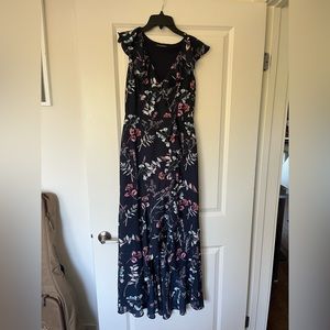 Banana Republic floral high-low dress!